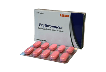 ERYTHROMYCIN 500 MG 20 TABLET